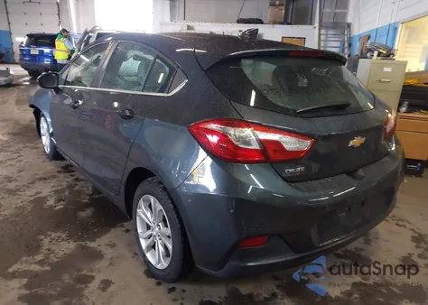 2019 Chevrolet Cruze Lt from USA, damaged, VIN 3G1BE6SM0KS557248